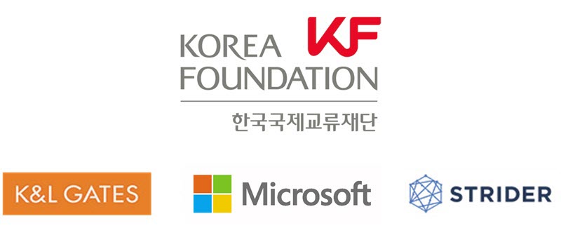 Korea Foundation, K&L Gates, Microsoft, Strider