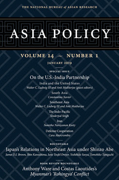 Realizing the Potential:  Mature Defense Cooperation and the U.S.-India Strategic Partnership