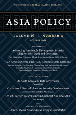 The New Geopolitics of Trade and Investment in Asia: Multilateralism, Regionalism, Protectionism, or All of the Above?