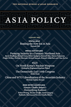 The Democratic-Led 110th Congress: Implications for Asia