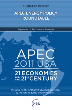 2011 APEC Energy Policy Roundtable Report: Realizing APEC’s Economic Growth through Sound Energy Policy