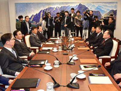 October 15, 2018 Panmunjom meeting of the two Koreas