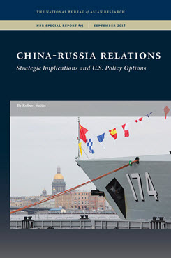 China-Russia Relations: Strategic Implications and U.S. Policy Options