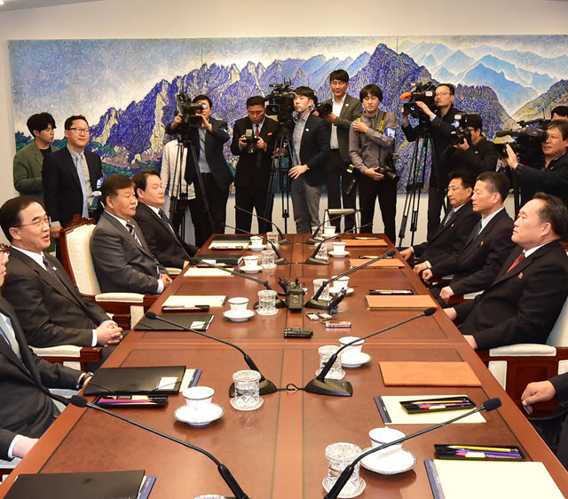 October 15 2018 Panmunjom meeting between the two Koreas