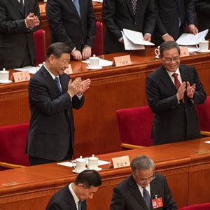 Xi Jinping and Li Qiang