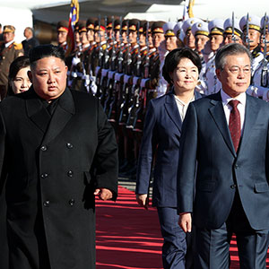 North And South Korean Leaders Meet for Third Summit It Pyongyang